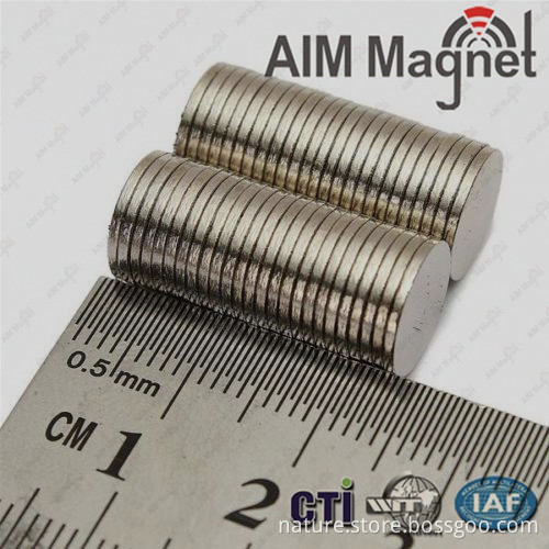 12mm x1mm round disc magnets neodymium